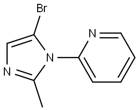 2-(5-bromo-2-methyl-1H-imidazol-1-yl)pyridine|