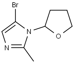 5-bromo-2-methyl-1-(tetrahydrofuran-2-yl)-1H-imidazole|