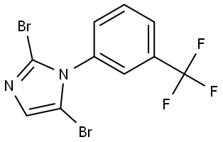 2,5-dibromo-1-(3-(trifluoromethyl)phenyl)-1H-imidazole|