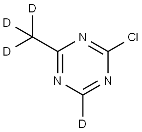 2-chloro-4-(methyl-d3)-1,3,5-triazine-6-d|
