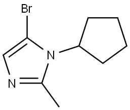 5-bromo-1-cyclopentyl-2-methyl-1H-imidazole|