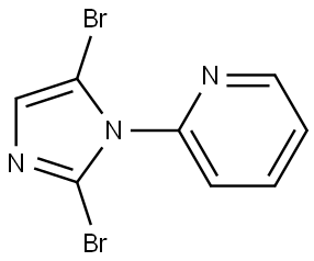 2-(2,5-dibromo-1H-imidazol-1-yl)pyridine|
