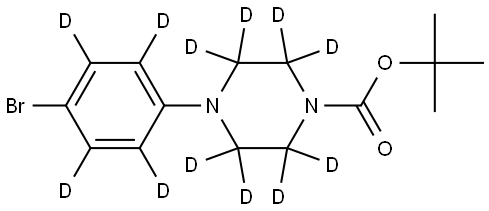 tert-butyl 4-(4-bromophenyl-2,3,5,6-d4)piperazine-1-carboxylate-2,2,3,3,5,5,6,6-d8|