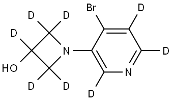 1-(4-bromopyridin-3-yl-2,5,6-d3)azetidin-2,2,3,4,4-d5-3-ol|