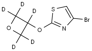 4-bromo-2-((oxetan-3-yl-d5)oxy)thiazole|