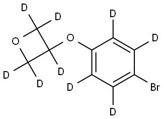3-(4-bromophenoxy-2,3,5,6-d4)oxetane-2,2,3,4,4-d5|
