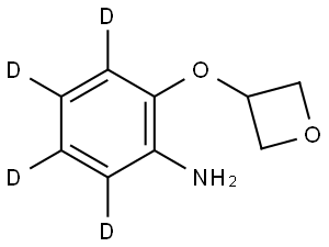 2-(oxetan-3-yloxy)benzen-3,4,5,6-d4-amine Structure
