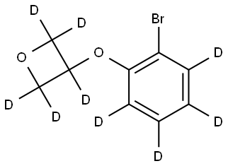 3-(2-bromophenoxy-3,4,5,6-d4)oxetane-2,2,3,4,4-d5|