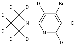 2-(azetidin-1-yl-d6)-4-bromopyridine-3,5,6-d3|