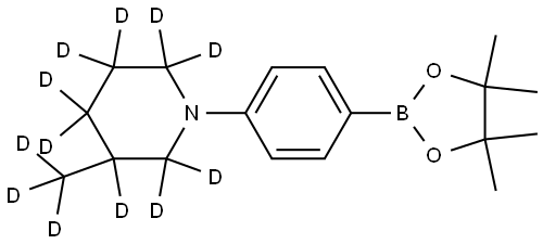 3-(methyl-d3)-1-(4-(4,4,5,5-tetramethyl-1,3,2-dioxaborolan-2-yl)phenyl)piperidine-2,2,3,4,4,5,5,6,6-d9|