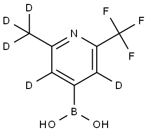 (2-(methyl-d3)-6-(trifluoromethyl)pyridin-4-yl-3,5-d2)boronic acid|