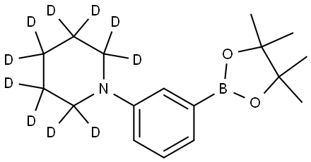 1-(3-(4,4,5,5-tetramethyl-1,3,2-dioxaborolan-2-yl)phenyl)piperidine-2,2,3,3,4,4,5,5,6,6-d10|
