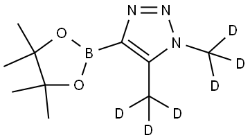 1,5-bis(methyl-d3)-4-(4,4,5,5-tetramethyl-1,3,2-dioxaborolan-2-yl)-1H-1,2,3-triazole|