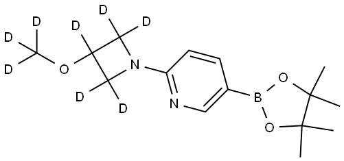 2-(3-(methoxy-d3)azetidin-1-yl-2,2,3,4,4-d5)-5-(4,4,5,5-tetramethyl-1,3,2-dioxaborolan-2-yl)pyridine|