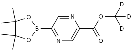 methyl-d3 5-(4,4,5,5-tetramethyl-1,3,2-dioxaborolan-2-yl)pyrazine-2-carboxylate|
