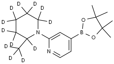 2-(2-(methyl-d3)piperidin-1-yl-2,3,3,4,4,5,5,6,6-d9)-4-(4,4,5,5-tetramethyl-1,3,2-dioxaborolan-2-yl)pyridine|