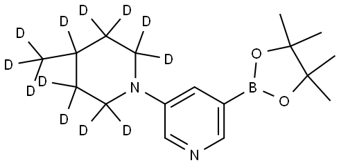 3-(4-(methyl-d3)piperidin-1-yl-2,2,3,3,4,5,5,6,6-d9)-5-(4,4,5,5-tetramethyl-1,3,2-dioxaborolan-2-yl)pyridine|