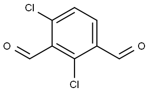 2,4-Dichloro-1,3-benzenedicarboxaldehyde Structure
