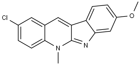 5H-Quinindoline, 2-chloro-8-methoxy-5-methyl-|化合物 Anticancer agent 235