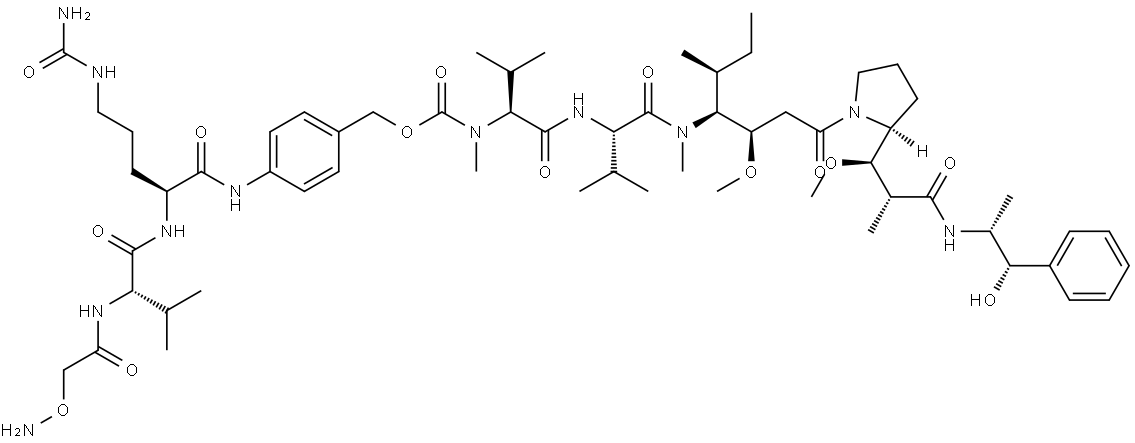 (Aminooxy)acetamide-Val-Cit-PAB-MMAE|化合物 (AMINOOXY)ACETAMIDE-VAL-CIT-PAB-MMAE