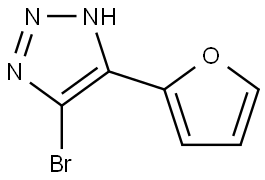 5-bromo-4-(furan-2-yl)-1H-1,2,3-triazole|