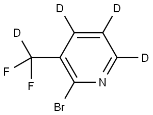 2-bromo-3-(difluoromethyl-d)pyridine-4,5,6-d3|