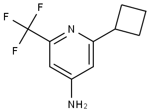 2-cyclobutyl-6-(trifluoromethyl)pyridin-4-amine|