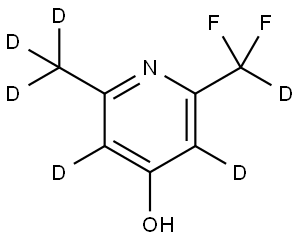 2-(difluoromethyl-d)-6-(methyl-d3)pyridin-3,5-d2-4-ol|