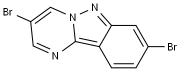 3,8-dibromopyrimido[1,2-b]indazole Structure