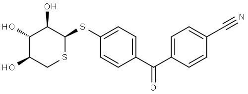 4-[4-[(5-Thio-α-D-xylopyranosyl)thio]benzoyl]benzonitrile(Isomer-120819-70-7)|化合物T68002L