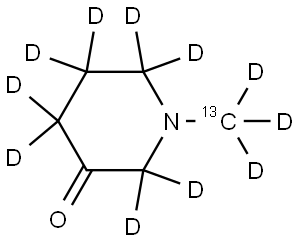 1-(methyl-13C-d3)piperidin-3-one-2,2,4,4,5,5,6,6-d8|
