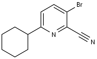 3-bromo-6-cyclohexylpicolinonitrile|