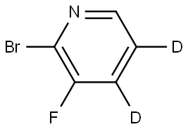 2-bromo-3-fluoropyridine-4,5,6-d3 Struktur