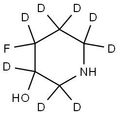 4-fluoropiperidin-2,2,3,4,5,5,6,6-d8-3-ol|