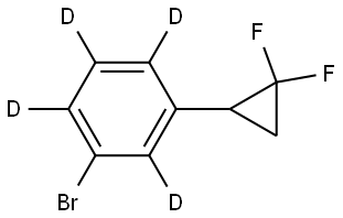1-bromo-3-(2,2-difluorocyclopropyl)benzene-2,4,5,6-d4|