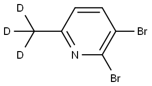2,3-dibromo-6-(methyl-d3)pyridine|