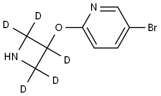 2-((azetidin-3-yl-2,2,3,4,4-d5)oxy)-5-bromopyridine|