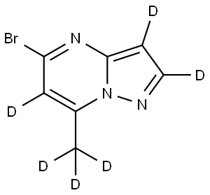 5-bromo-7-(methyl-d3)pyrazolo[1,5-a]pyrimidine-2,3,6-d3|