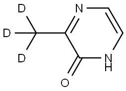 3-(methyl-d3)pyrazin-2(1H)-one Struktur