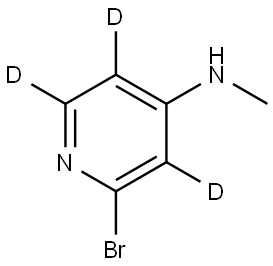 2-bromo-N-methylpyridin-3,5,6-d3-4-amine|