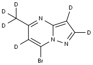 7-bromo-5-(methyl-d3)pyrazolo[1,5-a]pyrimidine-2,3,6-d3|