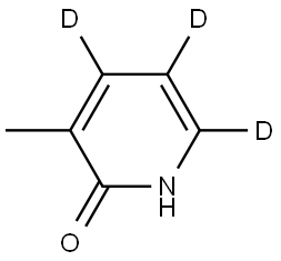 3-methylpyridin-4,5,6-d3-2-ol Struktur
