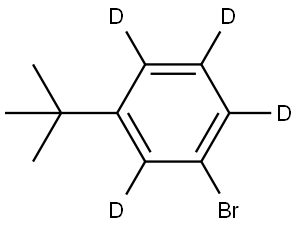 1-bromo-3-(tert-butyl)benzene-2,4,5,6-d4 Struktur