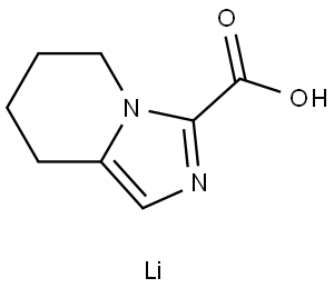 Lithium 5,6,7,8-tetrahydroimidazo[1,5-a]pyridine-3-carboxylate Struktur