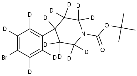 tert-butyl 4-(4-bromophenyl-2,3,5,6-d4)piperidine-1-carboxylate-2,2,3,3,4,5,5,6,6-d9|
