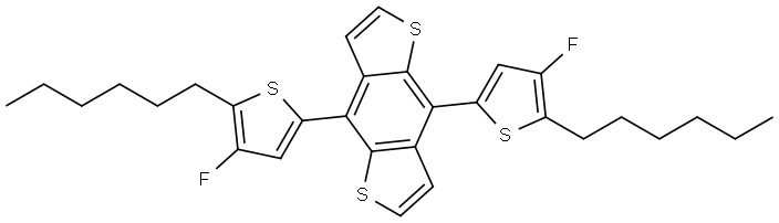 4,8-双(4-氟-5-己基噻吩-2-基)苯并[1,2-B:4,5-B