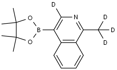 1-(methyl-d3)-4-(4,4,5,5-tetramethyl-1,3,2-dioxaborolan-2-yl)isoquinoline-3-d|