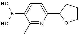 (2-methyl-6-(tetrahydrofuran-2-yl)pyridin-3-yl)boronic acid|