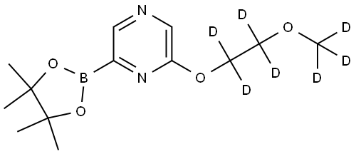 2-(2-(methoxy-d3)ethoxy-1,1,2,2-d4)-6-(4,4,5,5-tetramethyl-1,3,2-dioxaborolan-2-yl)pyrazine|