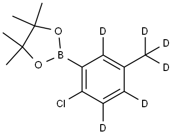 2-(2-chloro-5-(methyl-d3)phenyl-3,4,6-d3)-4,4,5,5-tetramethyl-1,3,2-dioxaborolane|